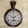 Antique Clock, wall clock with double-sided,