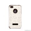 Electroplating  Leopard Grain Case for iphone4/4s