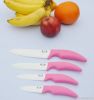 Wholesale color fruit/vegetable ceramic knife set and peeler