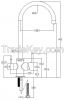 3 Way Ro Kitchen Faucet, faucet , Lead-free drinking faucets , ro fauce