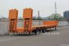 16m Tri-axle Low bed Semi Trailer with Hydraulic Ramp (JHP9401TDP)