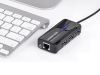 GREEN 20265 3 Ports USB 3.0 Hub with USB 3.0 Gigabit 10/100/1000Mbps Ethernet Network 