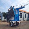 Mobile solar lighting tower