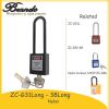 38mm Shackle Plastic Safety Padlock With Master keys, Security Padlock