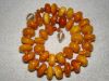 Old amber, Coral, Ivory necklaces and beads