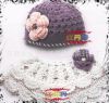 Handmade Cotton Crochet Hat Cap Beanie Baby Mixed Style