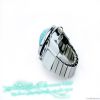 Stainless steel Quartz ring watch/watch ring watch&ring 2 in one