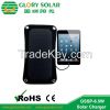 6.5W hot outdoor solar charger for mobile Ipad power bank