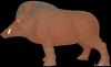 3D archery target pig