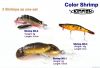 Color Shrimps One Set - fishing lure - hard bait