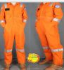 New 2014 hot sale 100 cotton  men reflective flame retardant workwear coverall uniform 