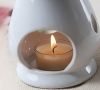 Elegant White Ceramic Essential Oil Burner