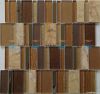 Marble mixed glass mosaic tiles wall tiles