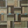 Marble mixed glass mosaic tiles wall tiles