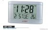 LCD clock with calendar and temperature