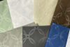 dyed with embossed pol...