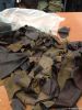 Leather Scrap Pieces, Large Quantity; monthly