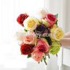 Thailand Rose Artificial Flowers Single Head Rose Home Silk Decorative Flowers Wedding Bridal Bouquets(