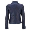 New Women's Black Fashion Motorcycle Original Leather Slim fit Jacket