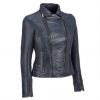 Women Fashion Motorbike Genuine Leather Jacket