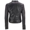 Women Motorbike Leather Jacket & Motorcycle Clothing Quality Black