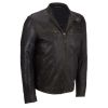 Prime Men's Slim Fit Motorbike Leather Jacket
