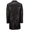 Mens Full Length Sheep Leather Blazers Long Coats Business Coats