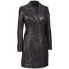 New design clothes women real sheepskin leather fur coat for ladies