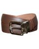 New arrival top grade vintage brown genuine leather belt with holes