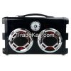 Portable Bagpack Speaker with Micphone/Recording/USB/TF/LED Disco light/FM Radio