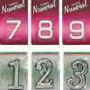 Door Numerals / Door Numbers / Plastic, Brass Door Numerals / Heavy Duty Brass Door Numerals Door Numbers