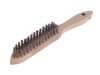 Scratch Brush/Industrial Hand Made Wire Brush/Wire Brush/Metal Finishing Wire Brush With Wood Handle