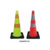 PVC TRAFFIC CONE / PVC TRAFFIC CONE UNBREAKABLE/ FLEXIBLE PVC TRAFFIC CONE GREEN AND RED COLOR