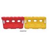 PLASTIC TRAFFIC BARRIER / RED AND YELLOW DURABLE PE MATERIAL SAFETY TRAFFIC BARRIER