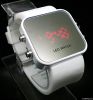 2012 fashion mirror dial silicone watch