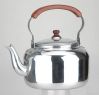 aluminum polished tea kettle