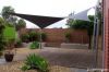 Square HDPE garden shade sail