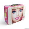 barbie tin lunch box, metal themed lunch box, girl beauty case