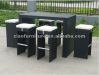 rattan furniture outdoor bar set