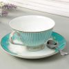 High quality bone china ceramic coffee cups &saucers