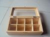 wooden tea box with pv...