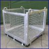 Economic stackable wire mesh storage container