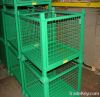 Economic stackable wire mesh storage container