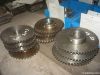 High precision casting steel double spur gear