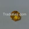 Natural Gemstone Citrine cutting