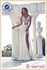 SA3496 Sexy high slit cap sleeves julie vino wedding dresses 2014