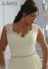 SA7810 Covered back super plus size wedding dresses for fat woman