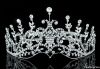 Wholesale Bridal Sparkling Pageant Crystal Tall Tiara CT1579