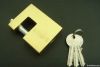 Bronzy rectangular padlock, brass padlock, imitate brass padlock