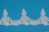 Wedding dress ivory lace trim